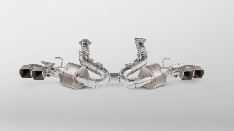Photo of Akrapovic Slip-On Line Titanium Exhaust (C8 Stingray 2024) for the Chevrolet Corvette C6/C7 - Image 2
